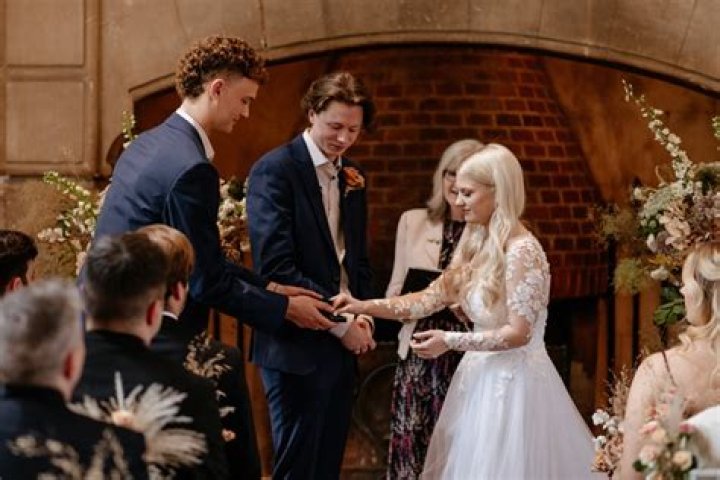 Who holds the bride's ring?