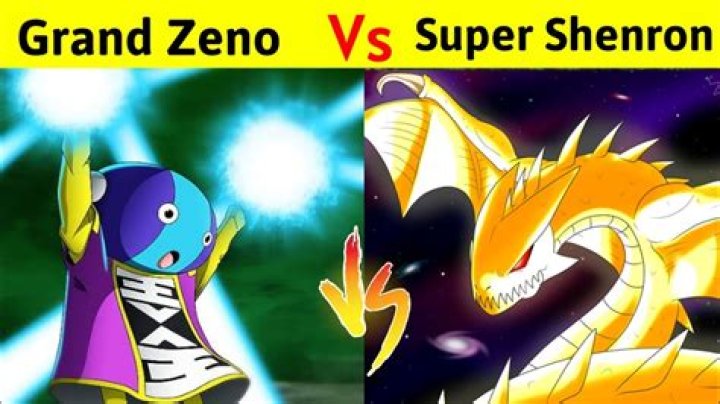 Who is stronger Zeno or super shenron?
