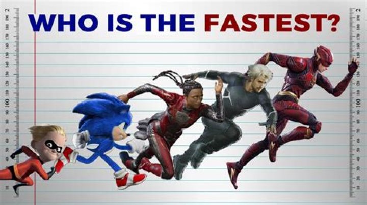 Who is the fastest super hero?