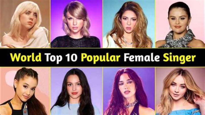 Who is the most popular girl singer in 2021?