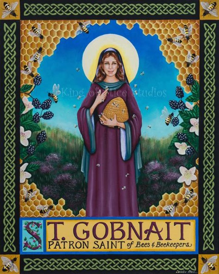 Who is the patron saint of bees?