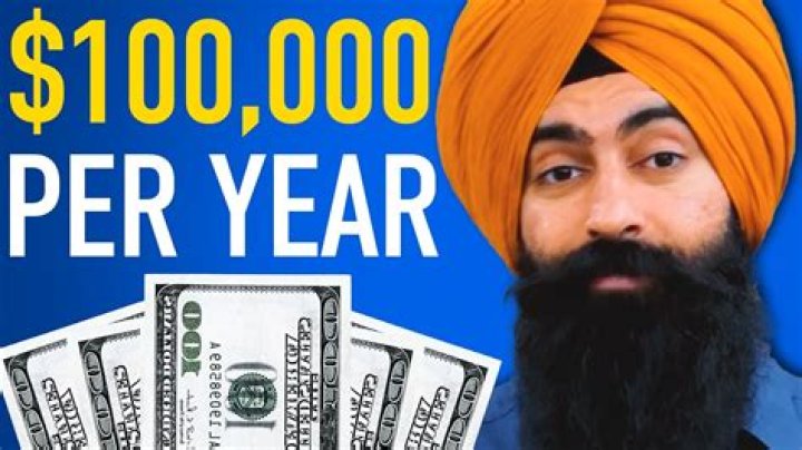 Who makes 100000 a year?
