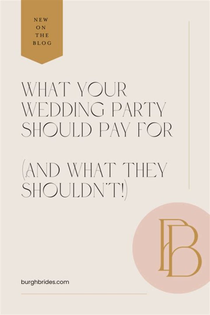 Who pays for wedding shower?