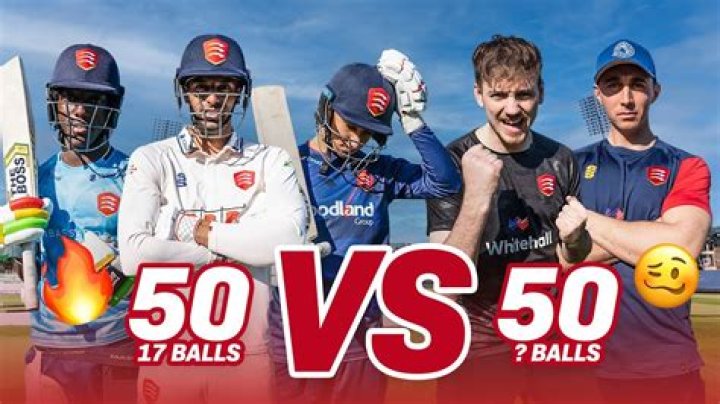 Who scored 50 runs in least balls?