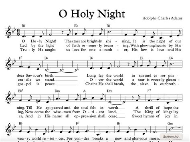 Who wrote O Holy Night?