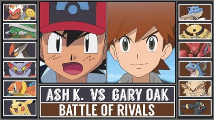 Why are Ash and Gary rivals?