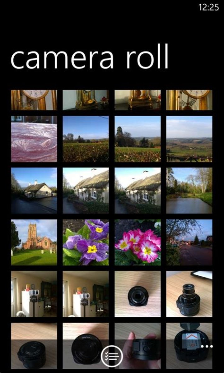 Why are my photos black on my camera roll?