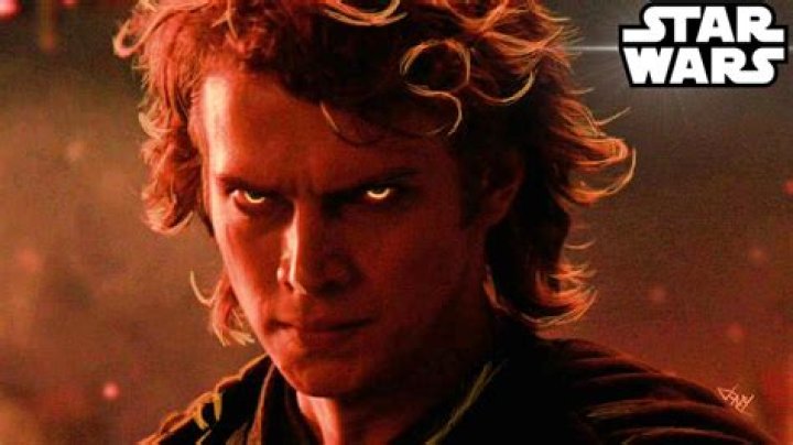 Why did Anakin eyes turn red?