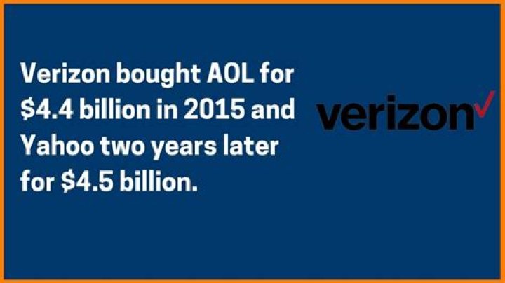 Why did Verizon sell Yahoo and AOL?