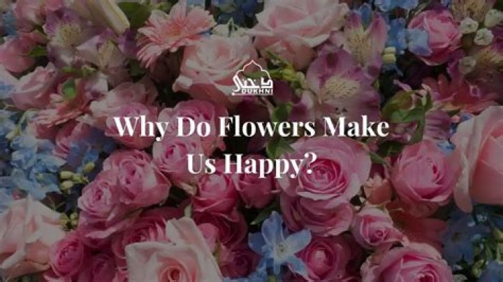 Why do flowers make us happy?