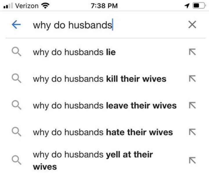 Why do husbands leave their wives?