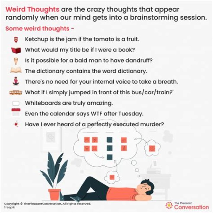 Why do I think crazy thoughts?