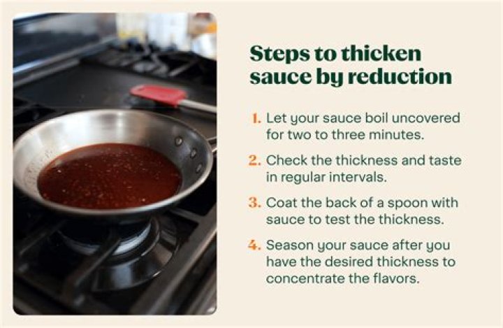 Why do sauces thicken when cooled?