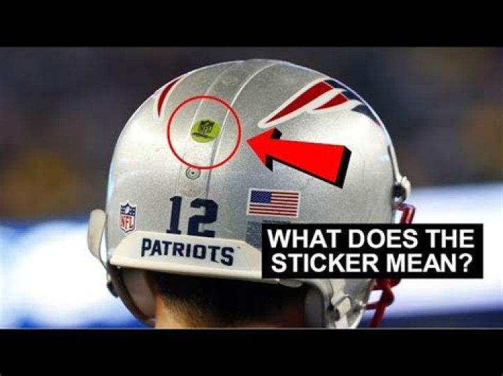 Why does Burrow have a green sticker on his helmet?