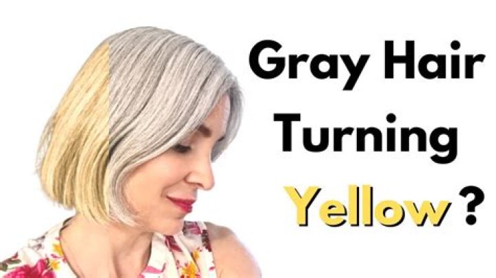 Why does GREY hair go yellow?