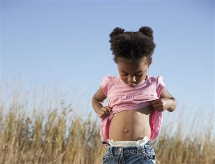 Why does my 11 year old daughter have a big belly?