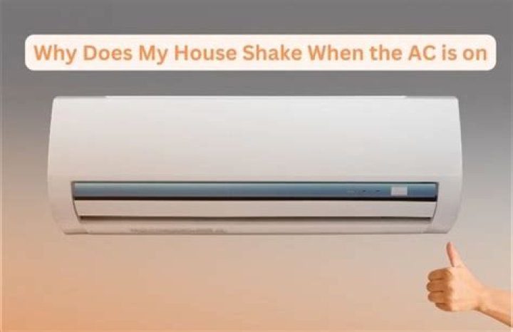 Why does my house shake when the AC is on?