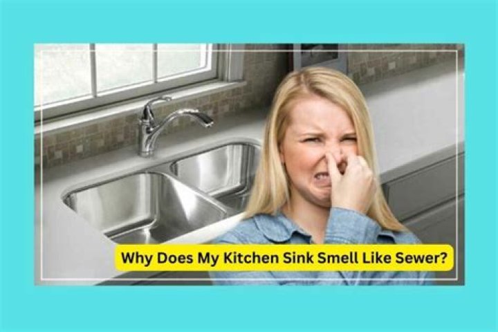 Why does my kitchen sink smell like sewer?