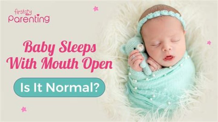 Why does my mouth hang open when I sleep?