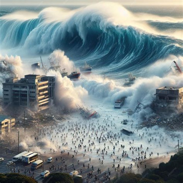 Why don't you see a tsunami in the middle of the ocean?