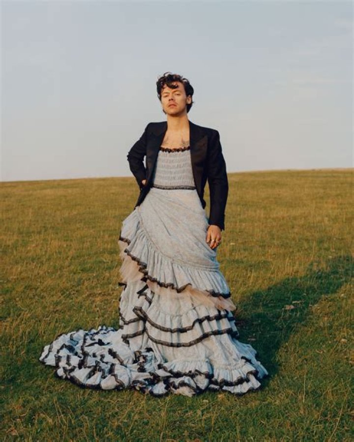 Why is Harry Styles wearing a dress in Vogue?