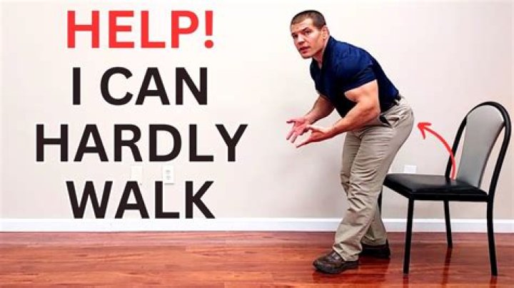 Why is it hard for me to walk after sitting?