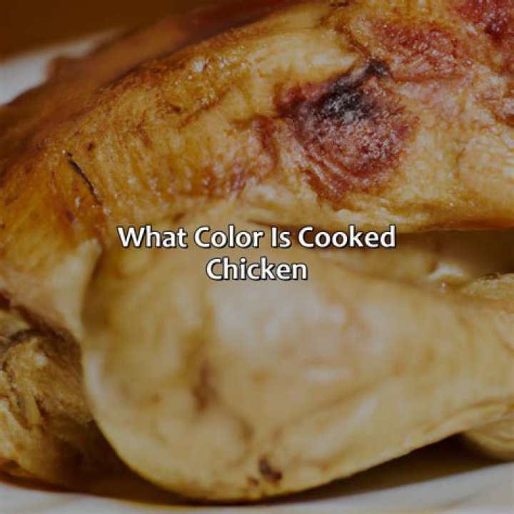 Why is my cooked chicken grey?