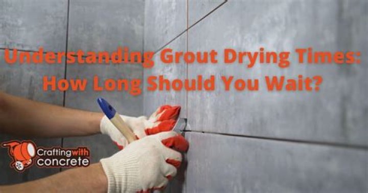 Why is my grout drying lighter in areas?