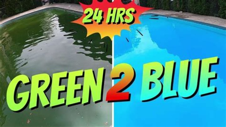 Why is my pool water dark blue?