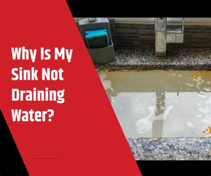Why is my sink not draining fast?