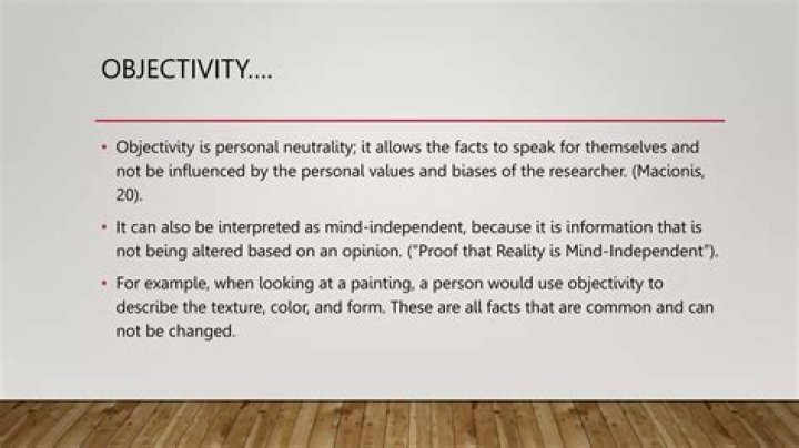 Why is objectivity important in research?