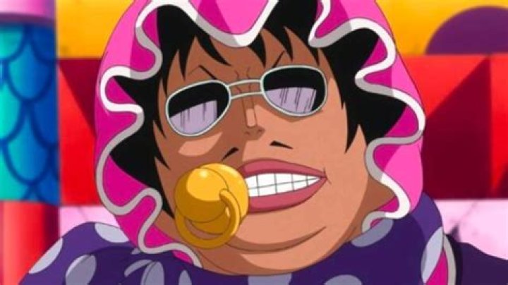 Why is Senor pink dressed like a baby?