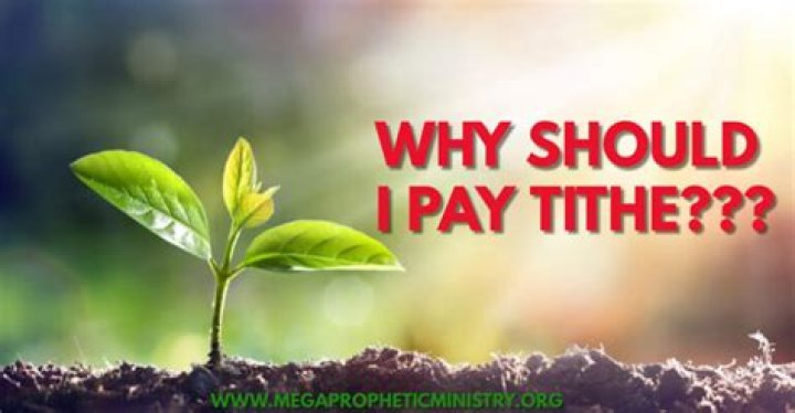 Why should I pay tithe?