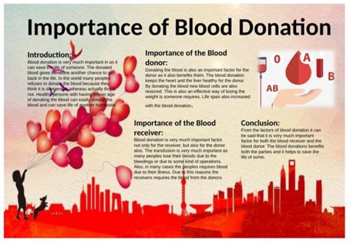 Why should males donate blood?