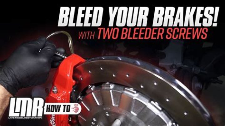 Why should you bleed the brakes?