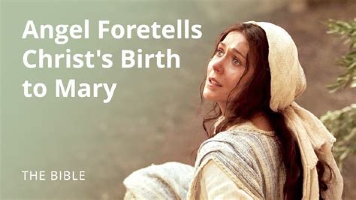 Why was Mary afraid of the angel?