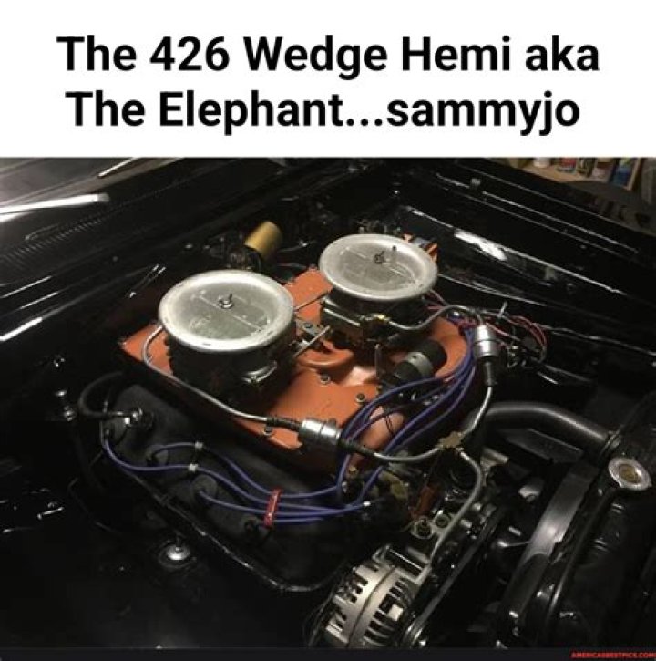 Why was the 426 Hemi called an elephant?