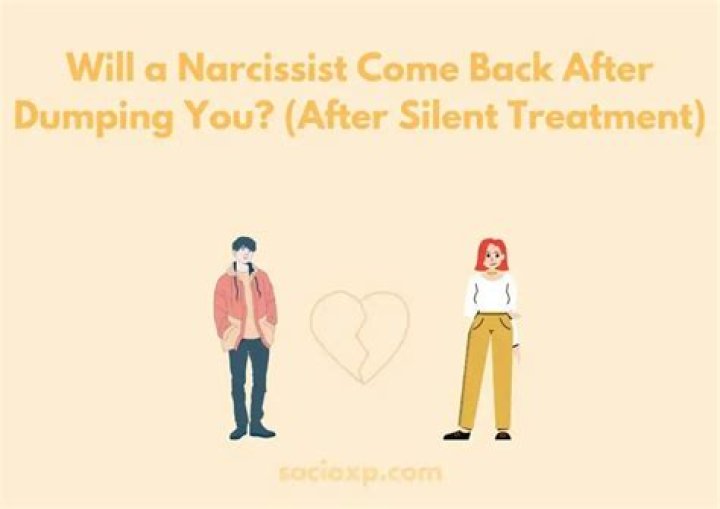 Will a narcissist come back after dumping you?